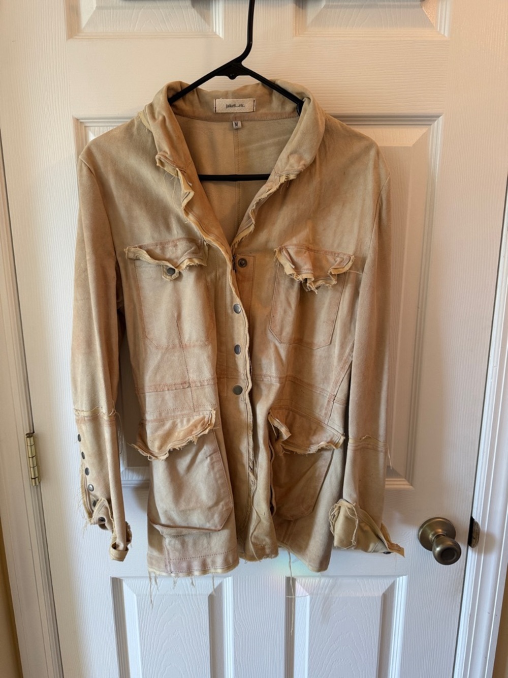 Jakett…etc. Meryl Waxed Suede Jacket Chamois leather jacket - Picture 3 of 17